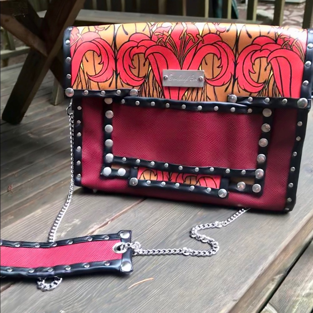 Italian leather purse w/ Prada leather